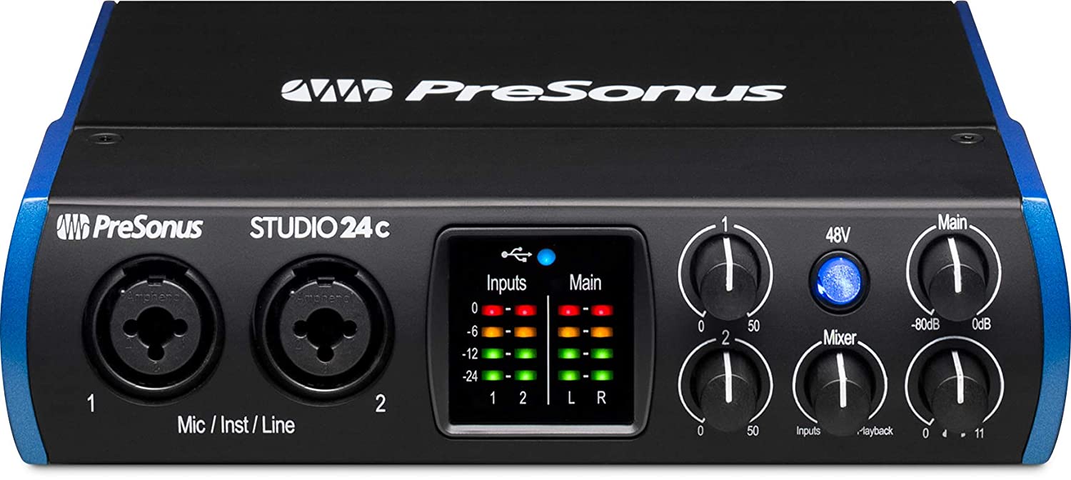 Звуковая карта presonus studio 24c обзор