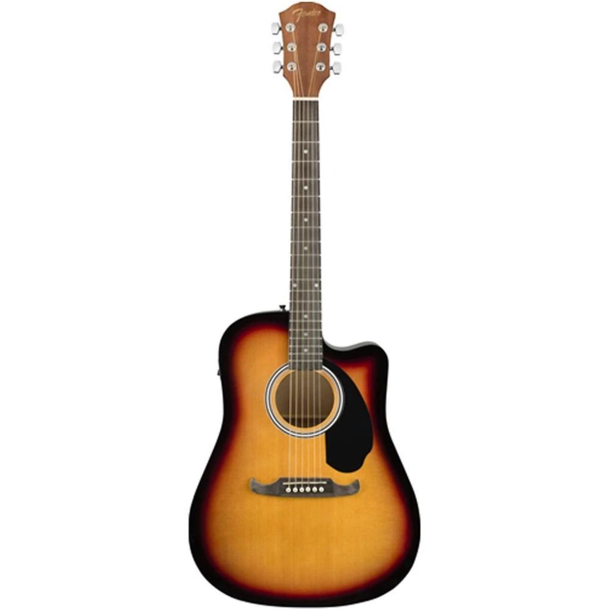 Fender FA125ce Semi Acoustic Guitar Natural Johns Music